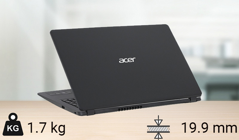 Acer Aspire 3 A315 54K 30FK có trọng lượng khá nhẹ